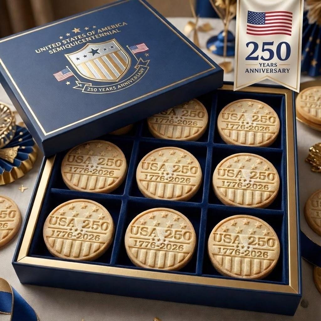 USA 250 Cookie Cutter & Stamp, America 250 Anniversary Cookie Cutter, Independence Day Patriotic Shield Cookie Stamp