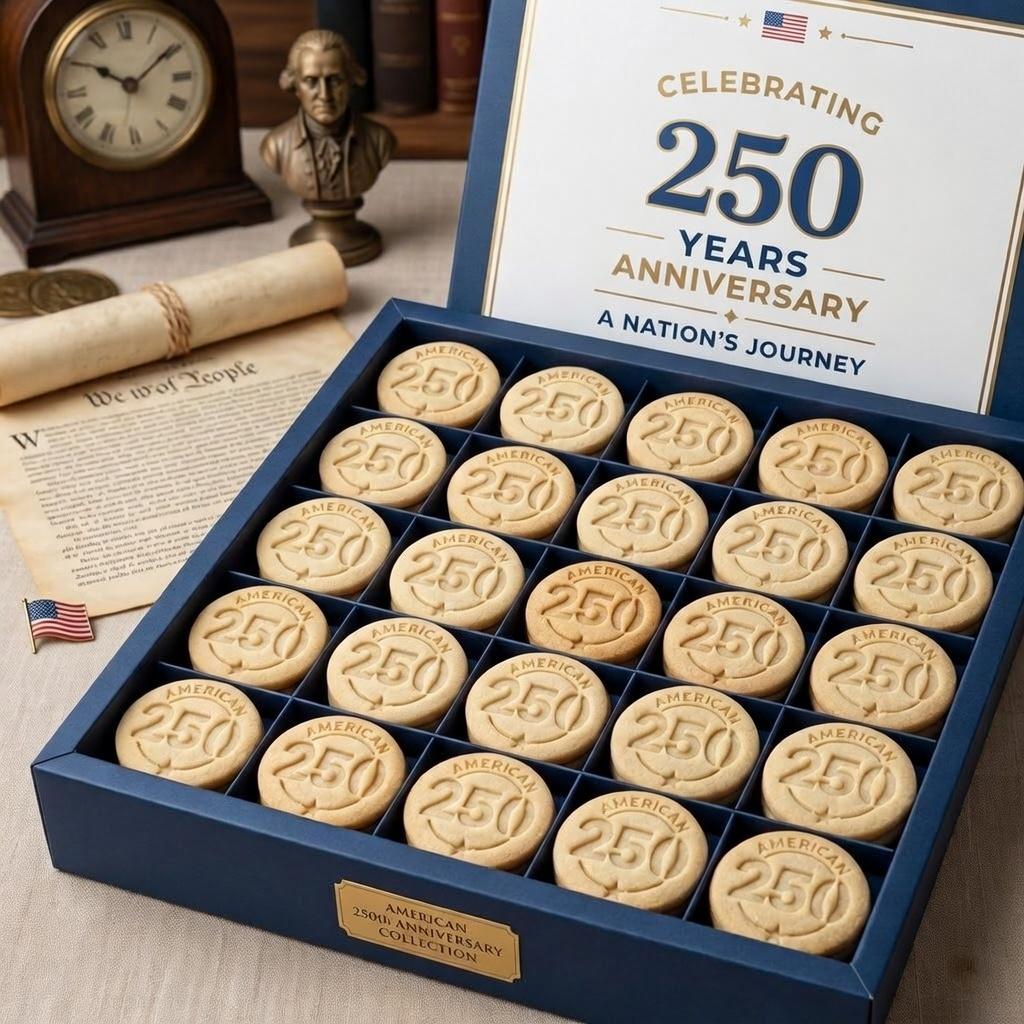 USA 250th Anniversary Cookie Cutter & Stamp, American 1776-2026 Cookie Cutter, Patriotic Cookie Stamp