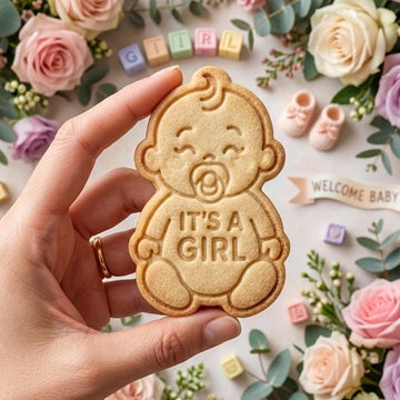 Custom Text Baby Shower Cookie Cutter, Baby Shower Cutters, Custom Cookie Cutter Stamp Set, Baby Gift, Gift For Birthday, Any Text Cookie