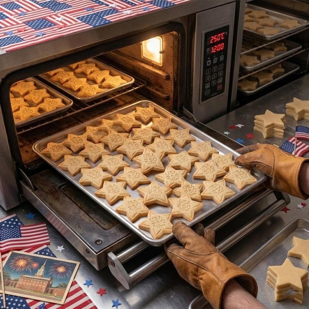 250th Anniversary Cookie Cutter Stamp, American Flag Cutter Stamp, Independence Day Gift, Patriotic Baking, 4th of July, 250 America
