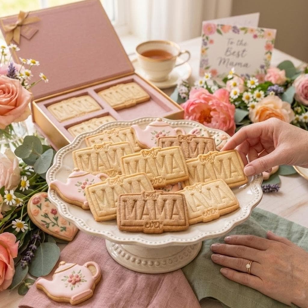 Custom Text MAMA Cookie Cutter & Stamp, MAMA Cookie Cutter, Custom Mom, Cookie Stamp, Fondant Cutter, Mother day Gifts, Gift For Mom