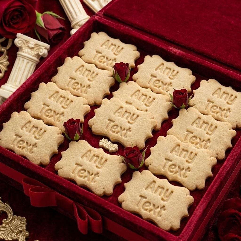 Any Text Custom Cookie Cutter & Stamp, Custom Wedding, Personalization Cookie Stamp, Any Text Words Cookie, Fondant Cutter, Clay Cutter