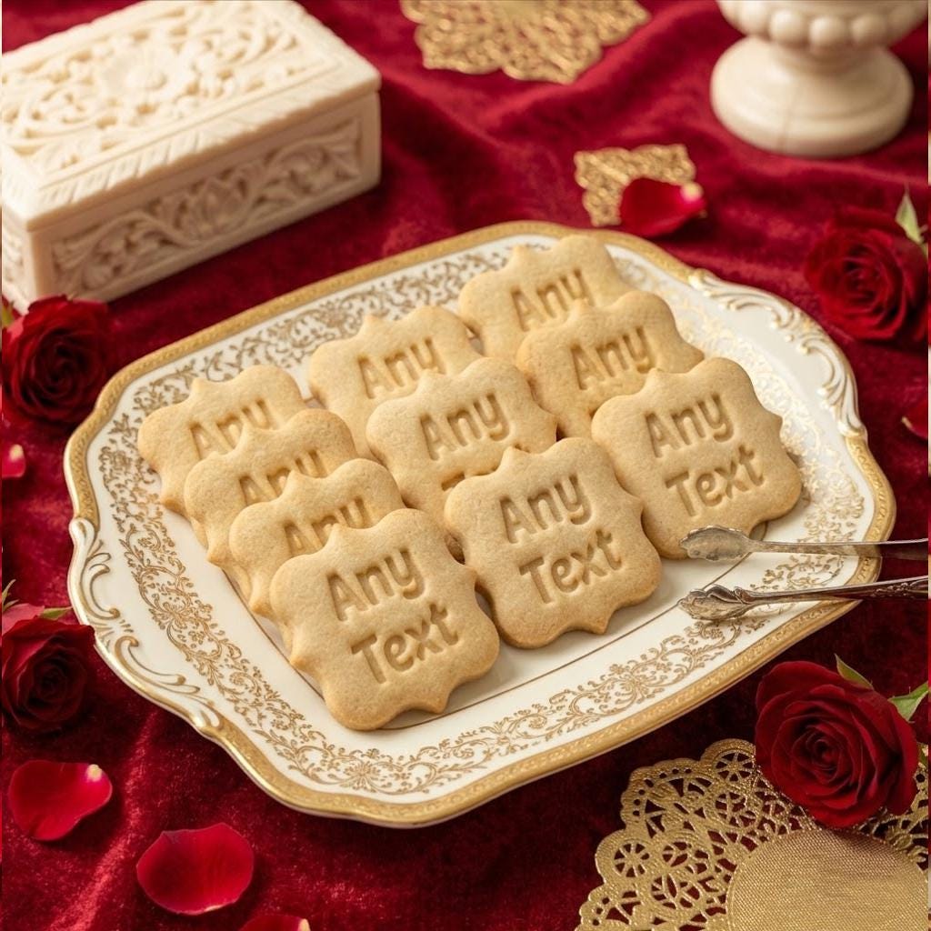 Any Text Cookie Cutter Stamp, Custom Wedding, Personalization Cookie Stamp, Any Text Words Cookie, Fondant Cutter, Clay Cutter, Mother day