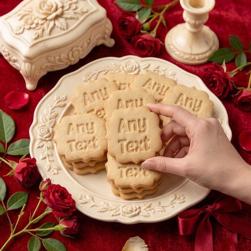 Any Text Cookie Cutter Stamp Set, Custom Wedding, Personalized Cookie Stamp, Any Text Words Cookie, Fondant Cutter, Clay Cutter, Mother Day