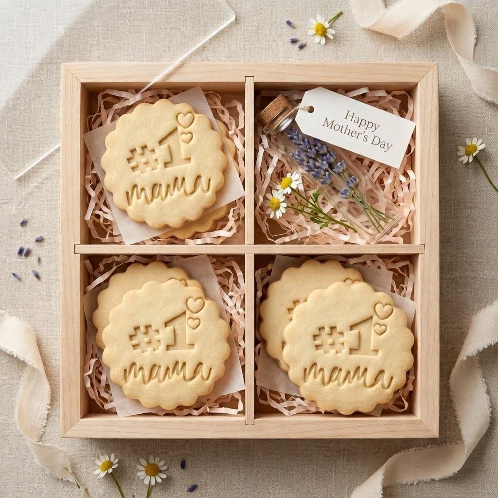 No.1 Mama Cookie Cutter & Stamp, Mothers Day Cookie Stamp, Best Mom Cookie Cutter, Gift for Mom