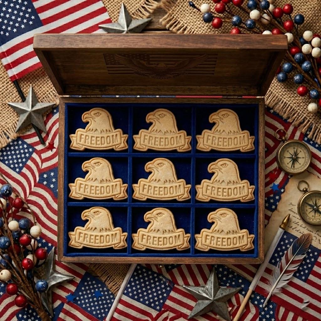 FREEDOM 250 USA Cookie Cutter Stamp, We The People USA Cookie Stamp, Independence Day Gift, Patriotic Baking, Clay Cutter, 4th Of July