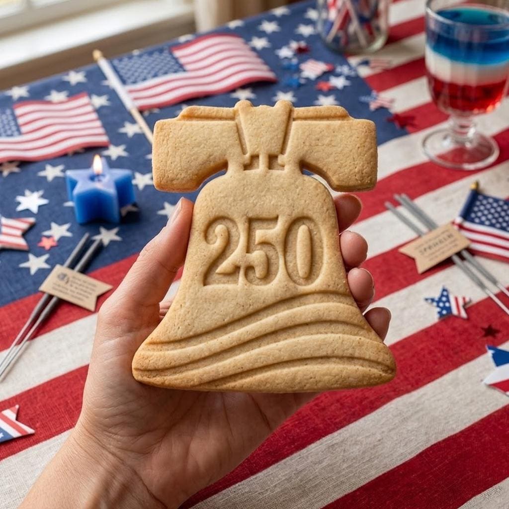 250 Years America Cookie Cutter Stamp, Freedom USA Cookie Stamp, Independence Day Gift, Clay Cutter, 4th Of July, 250 America, USA Freedom