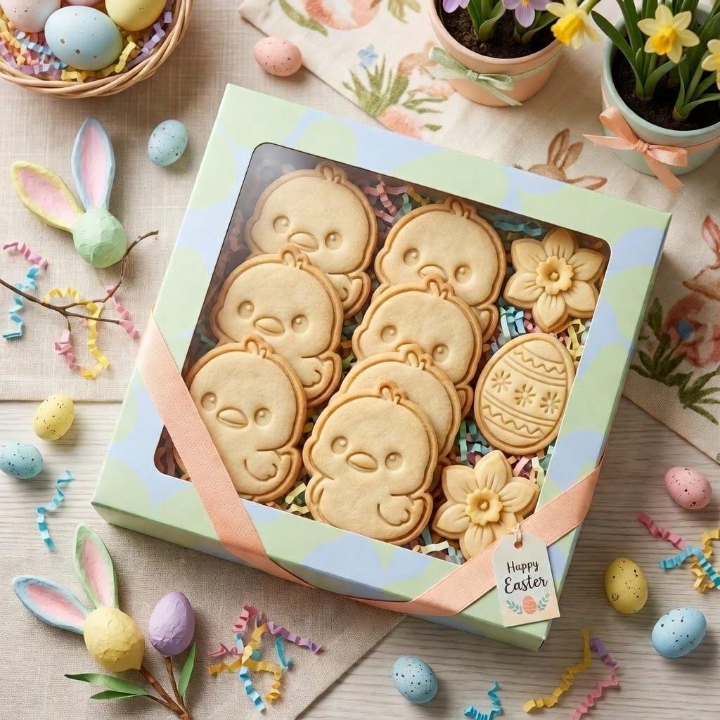 Easter Chick Cookie Cutter & Stamp, Cute Baby Chick Cookie Stamp, Chicken Biscuit Cutter