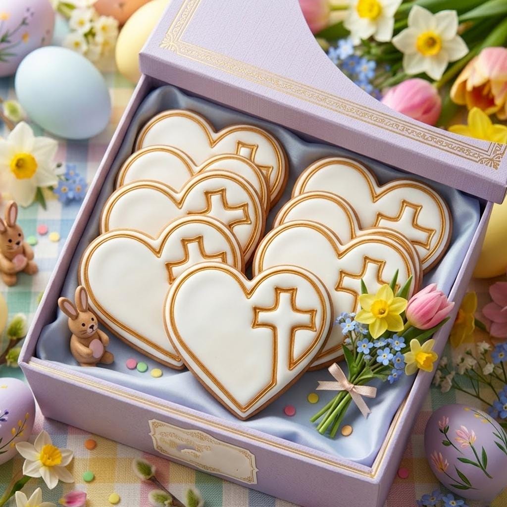 Heart With Cross Cookie Cutter Stamp, Easter Day Gifts, Bunny Easter, Easter Baking, Rabbit Cookie, Rabbit Clay Cutter, Heart Cutter