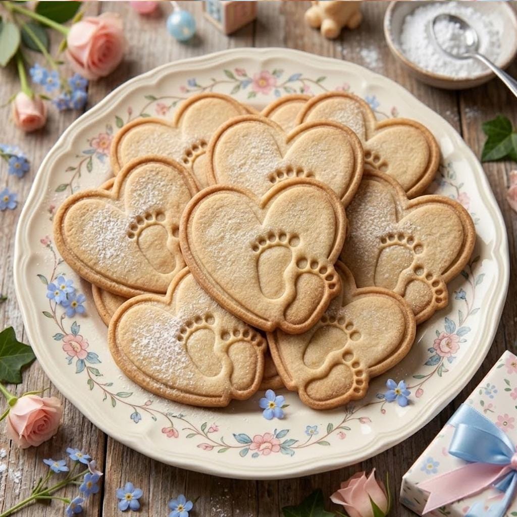 Heart with Feet Baby Shower Cookie Cutter, Baby Shower Cutters, Custom Cookie Cutter Stamp Set, Baby Gift, Gift For Birthday, Baby Gifts