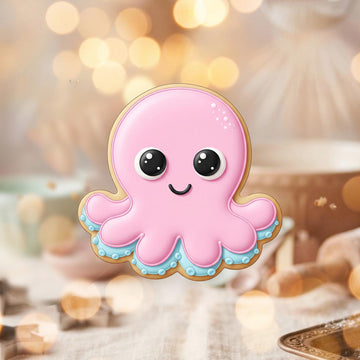 Cute Octopus Cookie Cutter, Polymer Clay cutter, Fondant  , Under the Sea Party, Ocean Animal, Fondant, Polyclay