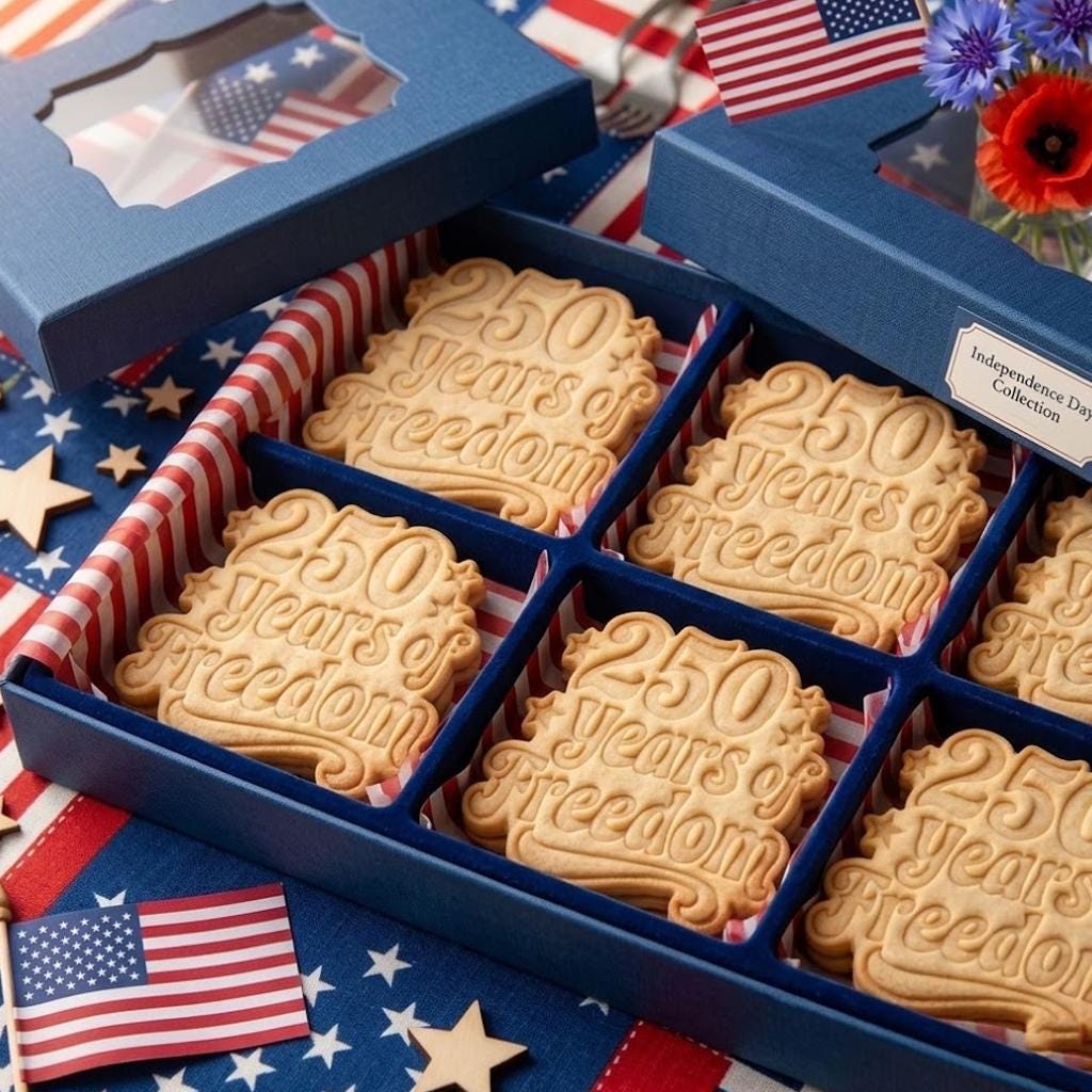 250 Years Of Freedom America Cookie Cutter Stamp, Freedom USA Cookie Stamp, Independence Day Gift, Clay Cutter, 4th Of July, 250 America