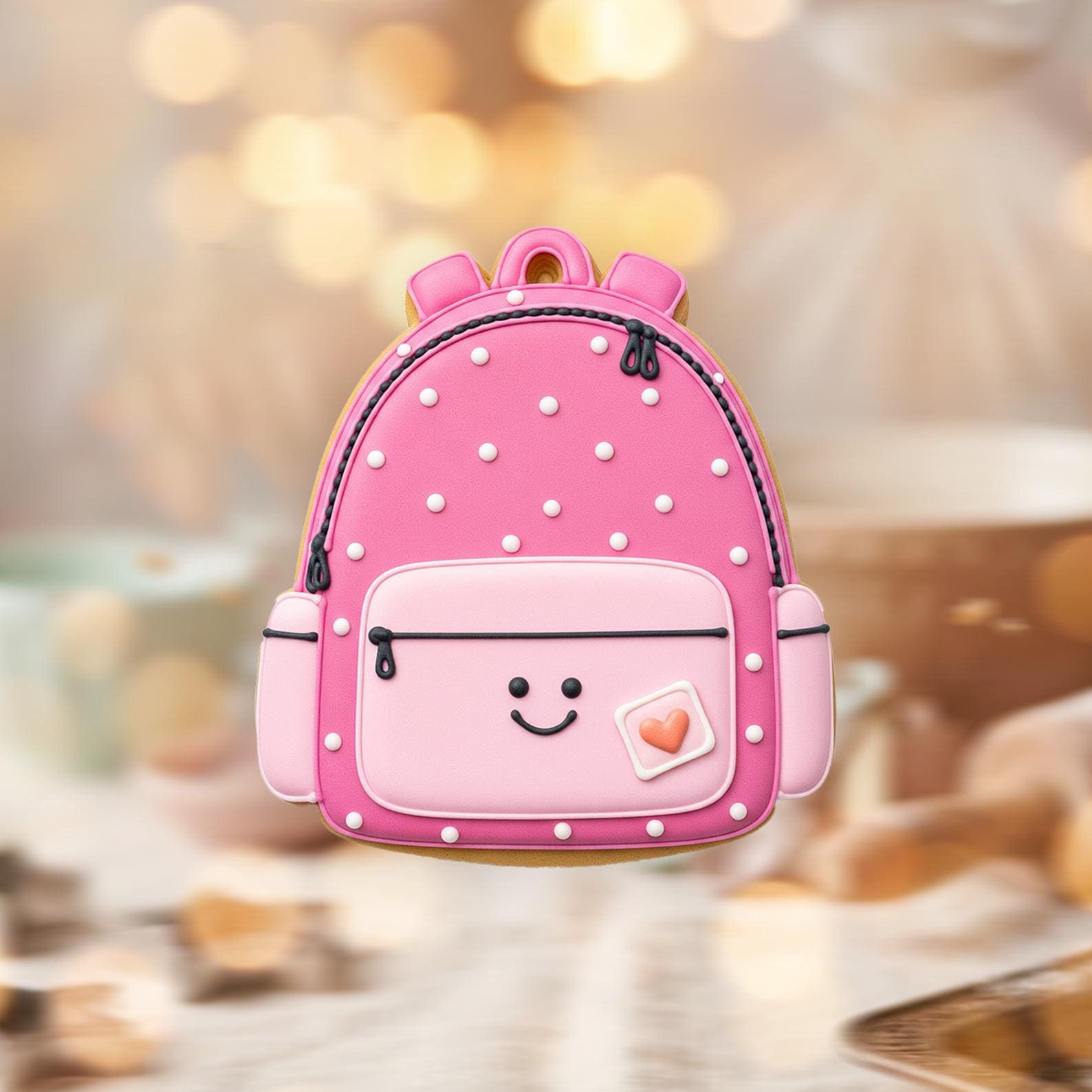 Cute Backpack Cookie Cutter, Polymer Clay cutter, Fondant  , Kawaii School Bag, Back to School Baking, Fondant, Polyclay