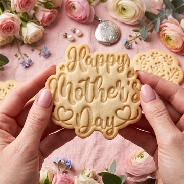 Happy Mother's Day Cookie Cutter & Stamp, MAMA Cookie Cutter, Custom Mom, Cookie Stamp, Fondant Cutter, Mother's Day Gifts, Love Mom