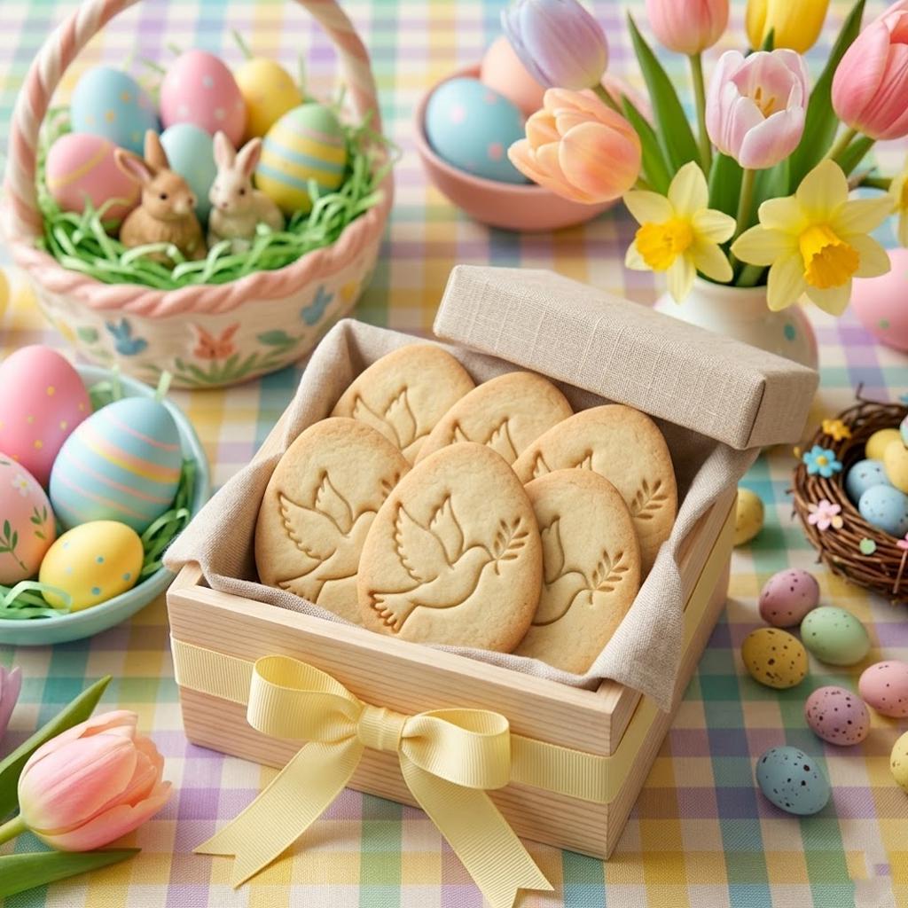 Eggs With Spring Bird Easter Cookie Cutter Stamp, Personalized Cookie, Easter Day Gifts, Bunny Cutter,  Easter Baking, Bunny Clay Cutter