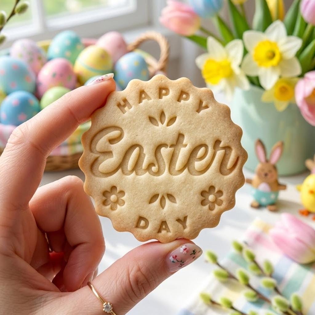 Happy Easter Day, Bunny Easter Cookie Cutter Stamp, Easter Day Gifts, Bunny Cutter, Easter Baking, Rabbit Easter Cookie, Rabbit Clay Cutter