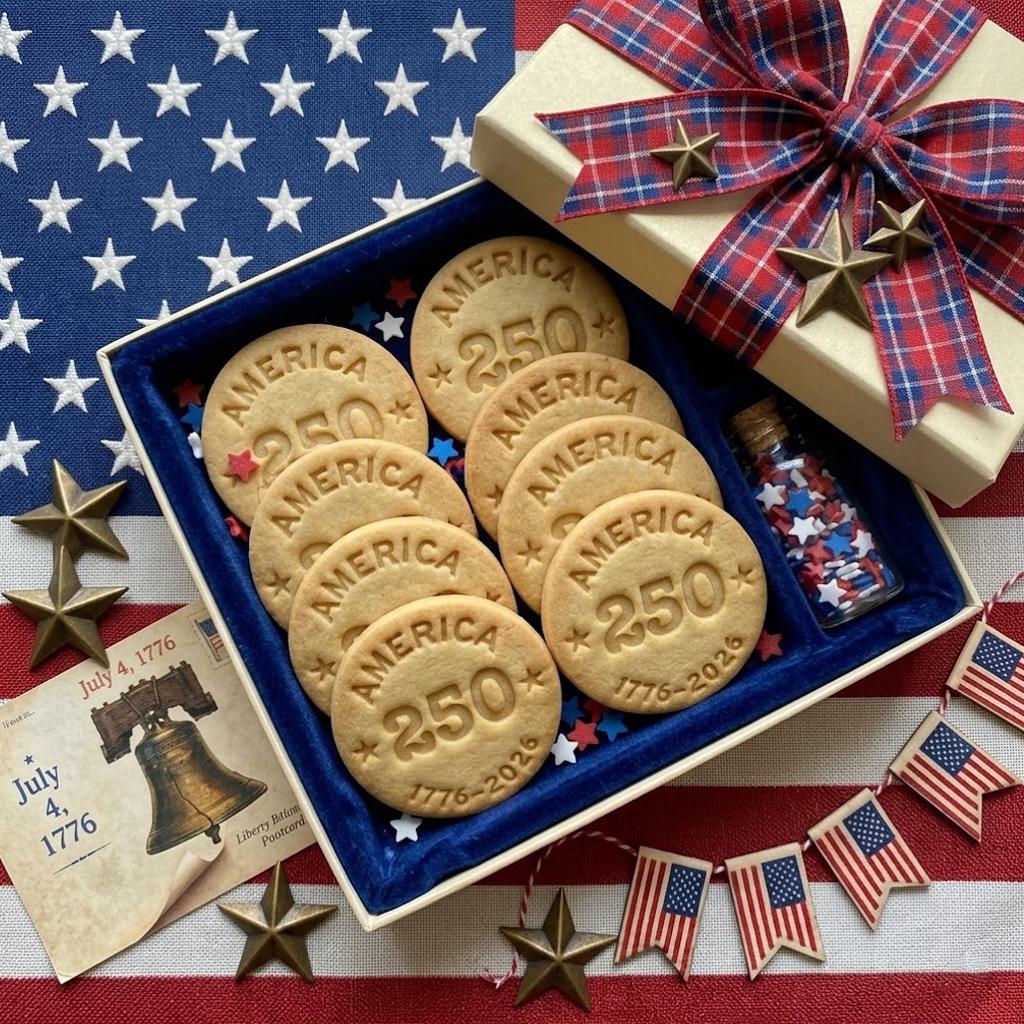 250 American 1776 2026, USA 250th Anniversary Cookie Stamp, Independence Day Gift, Patriotic Baking, Patriotic Cookie, Clay Cutter