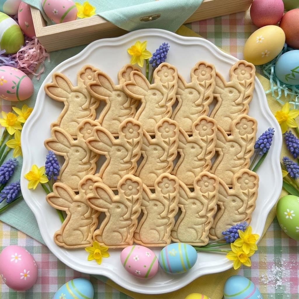 Bunny With Floral Easter Cookie Cutter Stamp, Easter Day Gifts, Bunny Cutter, Easter Baking, Rabbit Easter Cookie, Rabbit Clay Cutter