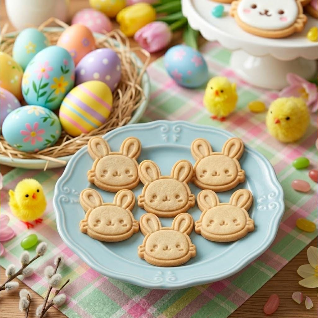 Easter Rabbit Cutter & Stamp, Easter Day Gifts, Bunny Cutter, Easter Baking, Rabbit Easter Cookie, Egg With Rabbit, Fondant Cutter