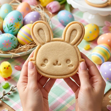 Easter Rabbit Cutter & Stamp, Easter Day Gifts, Bunny Cutter, Easter Baking, Rabbit Easter Cookie, Egg With Rabbit, Fondant Cutter