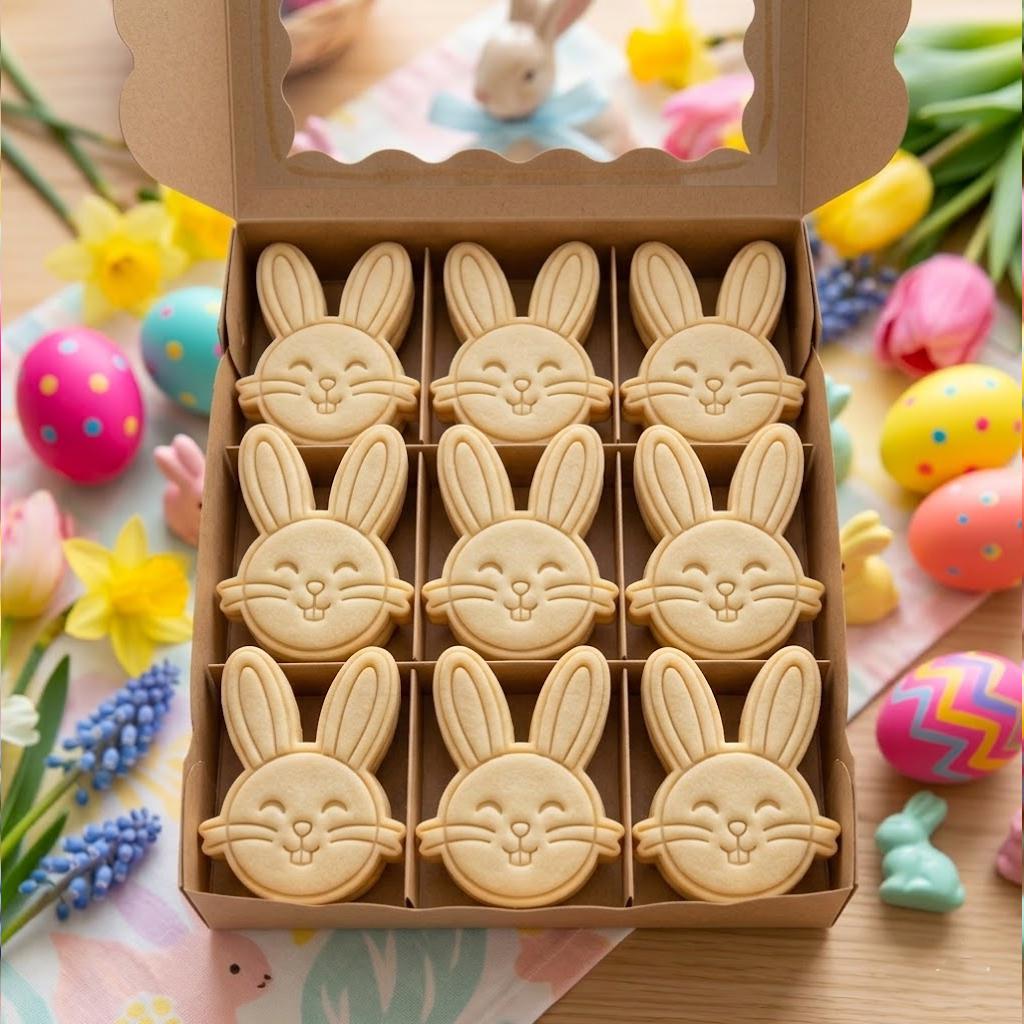 Easter Rabbit Cute Cutter Stamp, Easter Day Gifts, Bunny Cutter, Easter Baking, Rabbit Easter Cookie, Egg With Rabbit, Fondant Cutter