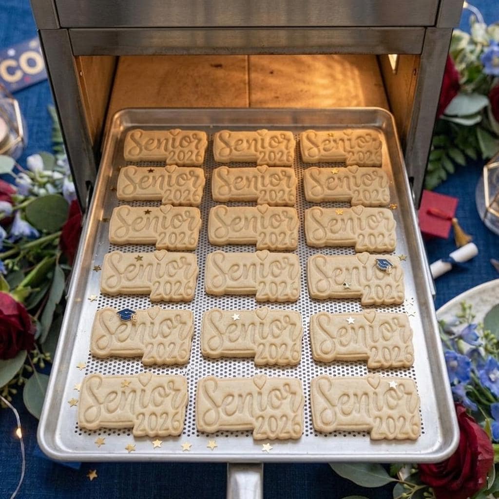 Senior 2026 Cookie Cutter Stamp, Class Of 2026, Personalized School Cookie, Back to School Cookie Cutter, Graduation Gift, Custom Grad