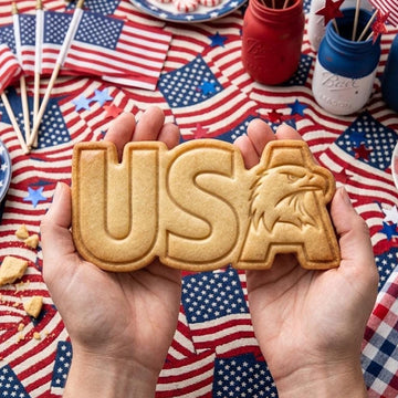 Bird USA 250th Anniversary Cookie Stamp Set, Independence Day Gift, Patriotic Baking, 250 Years of Freedom, 1776 2026 USA, Flag USA Cutter