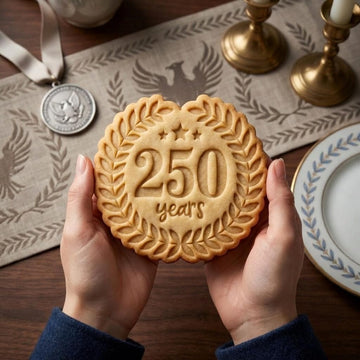 250 Years Anniversary Cookie Cutter and Stamp, Independence Day Cookie Cutter, 4th of July Patriotic Cookie Stamp