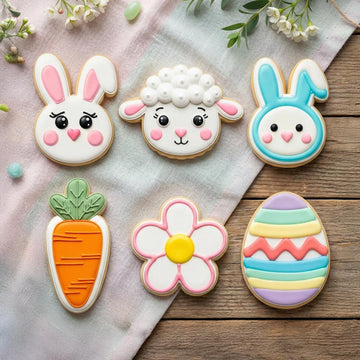 Cute Easter Set Cookie Cutter, Polymer Clay Cutter, Easter Party Decor, Spring Baking, Polyclay for Kids Birthday, Easter Day