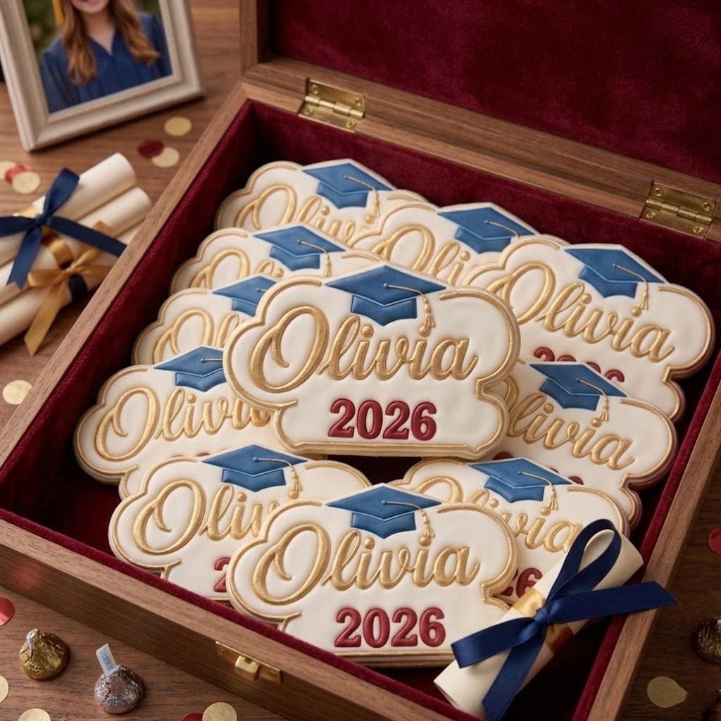 Custom Name Class Of 2026 Cookie Cutter Stamp , Senior 2026, Personalized School Cookie, Graduation Gift, Grad Party Cookie Ideas