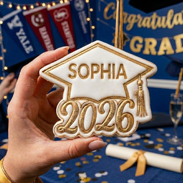 Custom Name Graduation Cap Class Of 2026 Cookie Cutter Stamp, Senior 2026, Personalized School Cookie, Graduation Gift, Grad Party Ideas