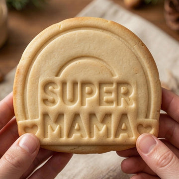 Cute Super Mama Rainbow Cookie Cutter, Polymer Clay Cutter, Mother Day Decor, Sweet Baking, Polyclay for Mama Birthday, Best Mama Gift