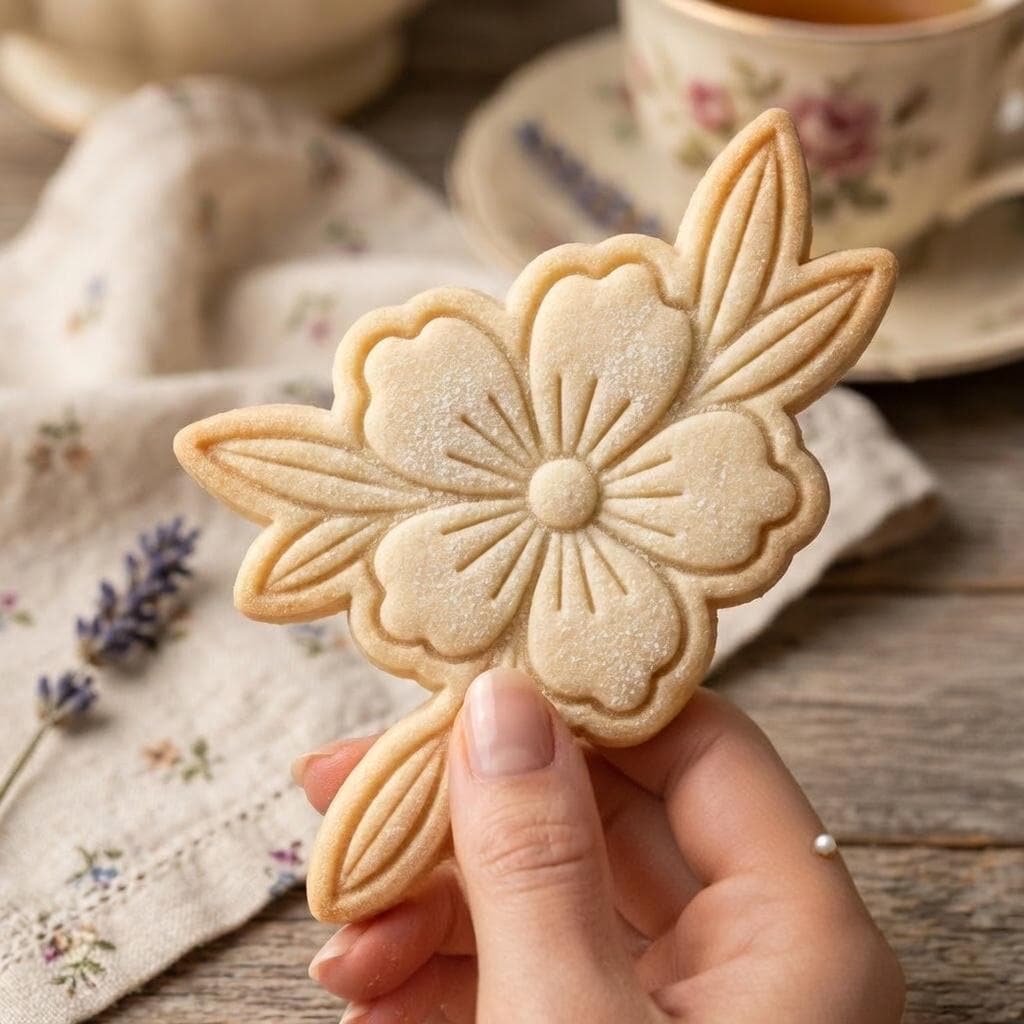 Flower Mother's Day Cookie Cutter & Stamp, Grandma Flower Cookie Stamp, Floral Mom Cookie Cutter