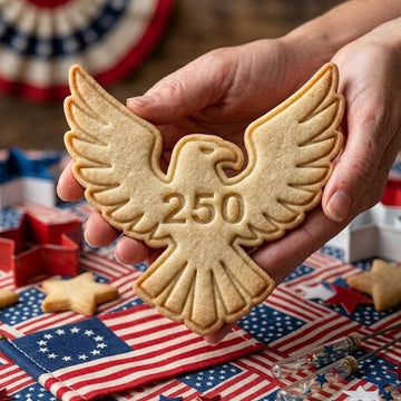 Bird 250 American Cutter Stamp, We The People USA Cookie Stamp, Independence Day Gift, Patriotic Baking, Clay Cutter, 4th Of July