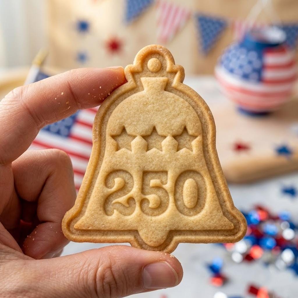 Liberty Bell 250 American Cutter Stamp, We The People USA Cookie Stamp, Independence Day Gift, Patriotic Baking, Clay Cutter, 4th Of July