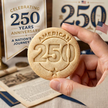 USA 250th Anniversary Cookie Cutter & Stamp, American 1776-2026 Cookie Cutter, Patriotic Cookie Stamp