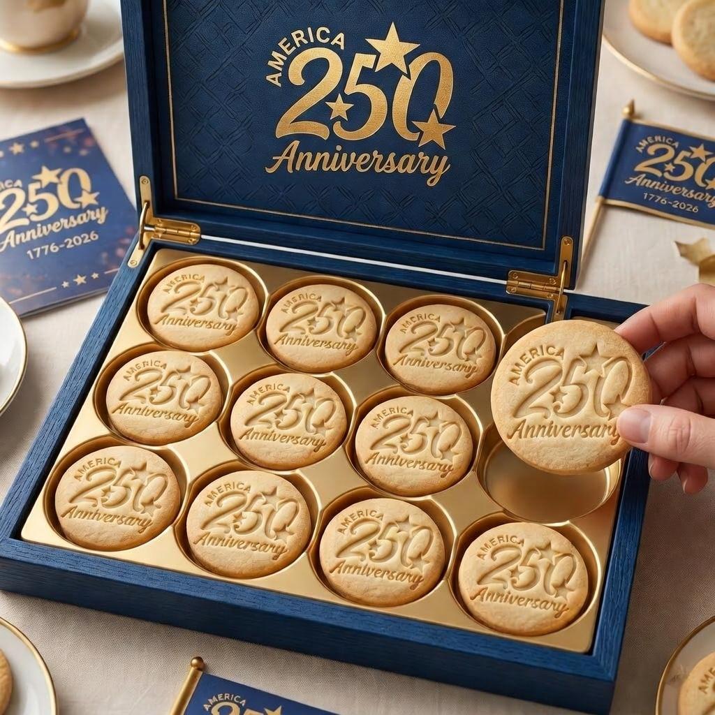 America 250th Anniversary Cookie Cutter & Stamp, Independence Day Cookie Stamp, Freedom Celebration Cookie Cutter