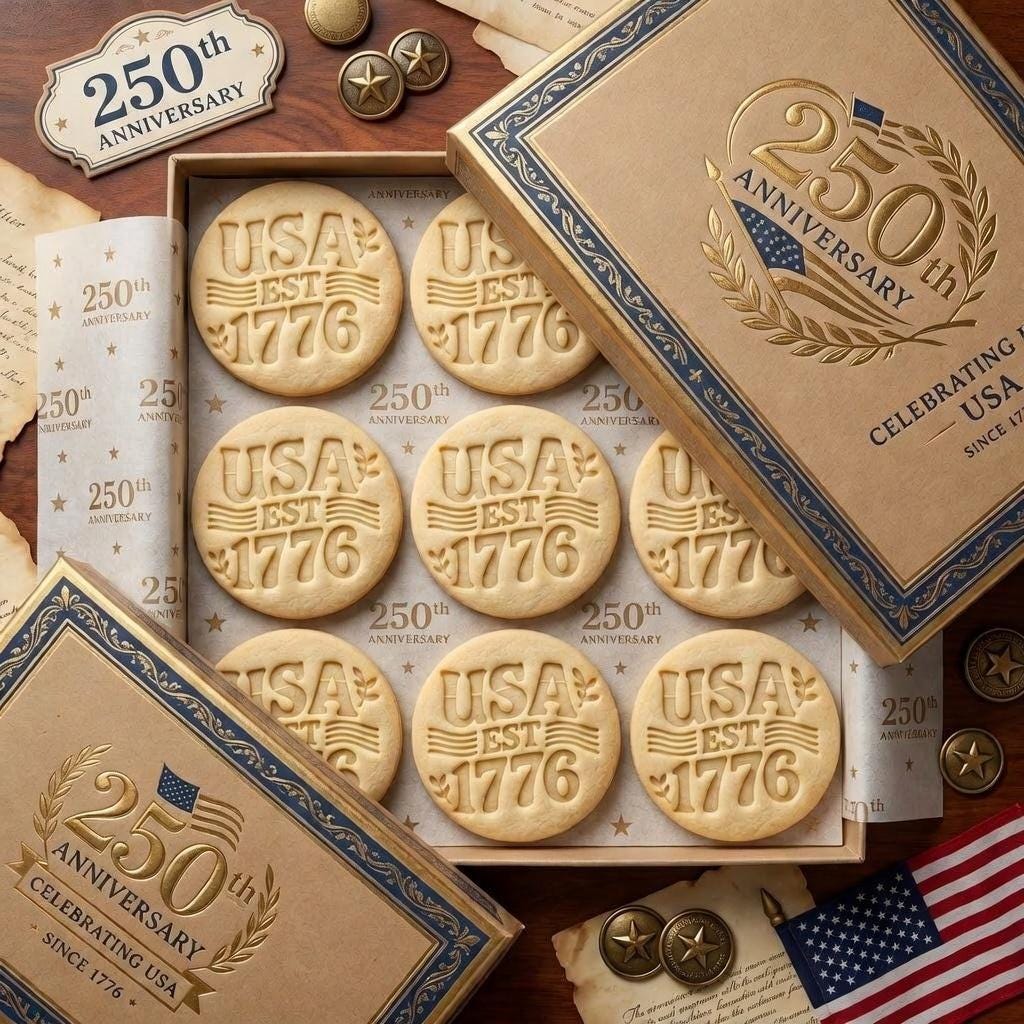 USA 1776 Cookie Cutter and Stamp, Independence Day Cookie Stamp, Patriotic Cookie Cutter, 4th of July Cookie Gift