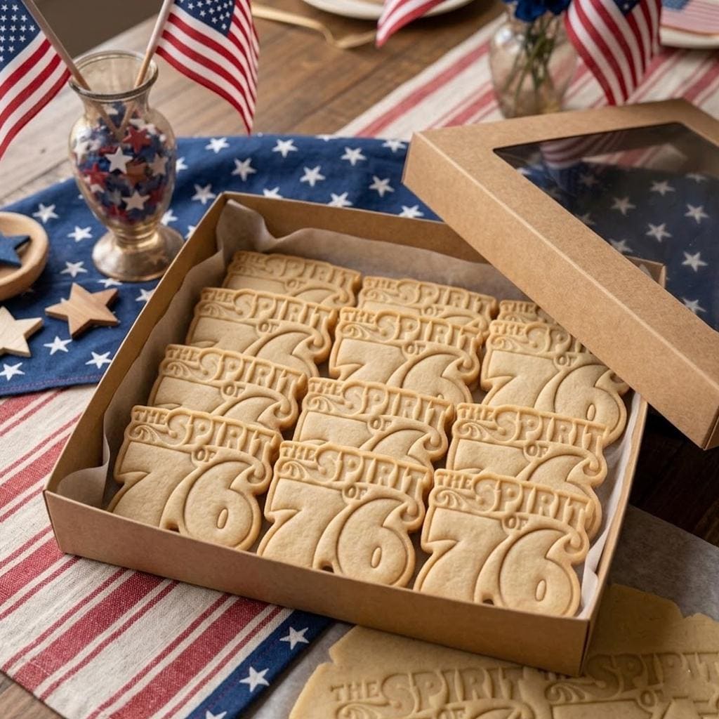 The Spirit Of 76 USA Cookie Cutter Stamp, USA 250th Anniversary, Patriotic Baking, Patriotic Cookie, Clay Cutter, Gift For Independence