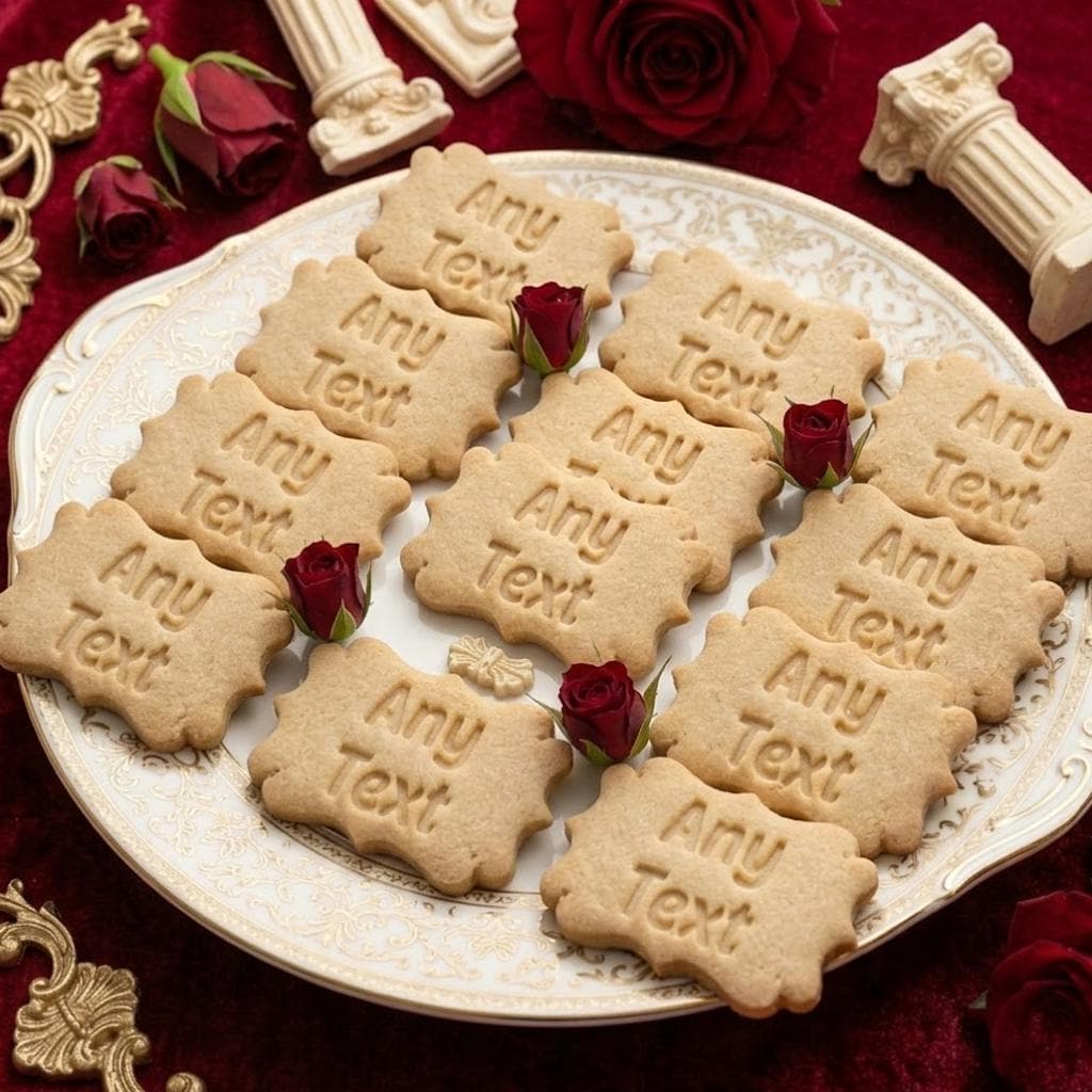 Any Text Custom Cookie Cutter & Stamp, Custom Wedding, Personalization Cookie Stamp, Any Text Words Cookie, Fondant Cutter, Clay Cutter