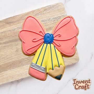 Pencil Bow Cookie Cutter, Bow Pencil Cookie Cutter, Pencil Cookie Cutter, School Supplies Cookie Cutter, Graduation Cookie, Class Of 2026