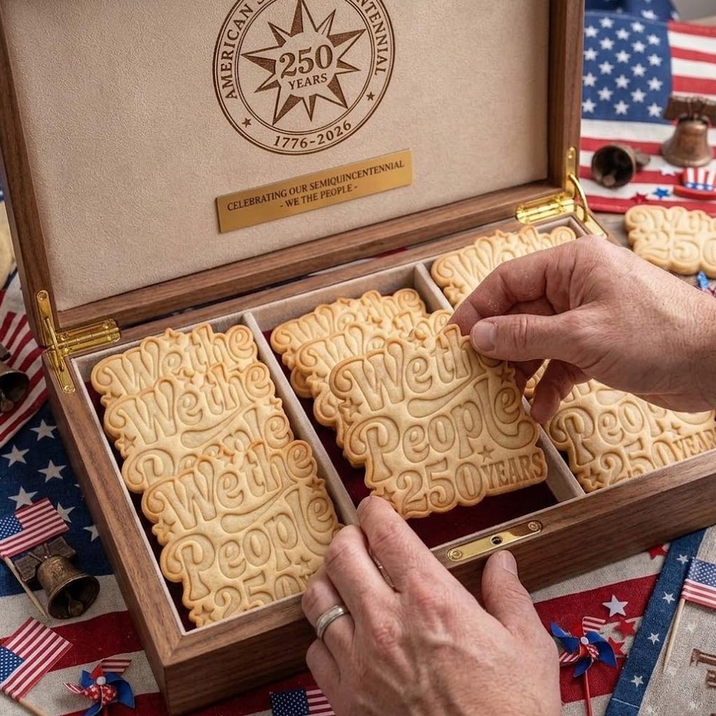 We The People 250 Years Cookie Cutter Stamp, Freedom USA Cookie Stamp, Independence Day Gift, Clay Cutter, 4th Of July, 250 Amerca