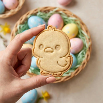 Easter Chick Cookie Cutter & Stamp, Cute Baby Chick Cookie Stamp, Chicken Biscuit Cutter