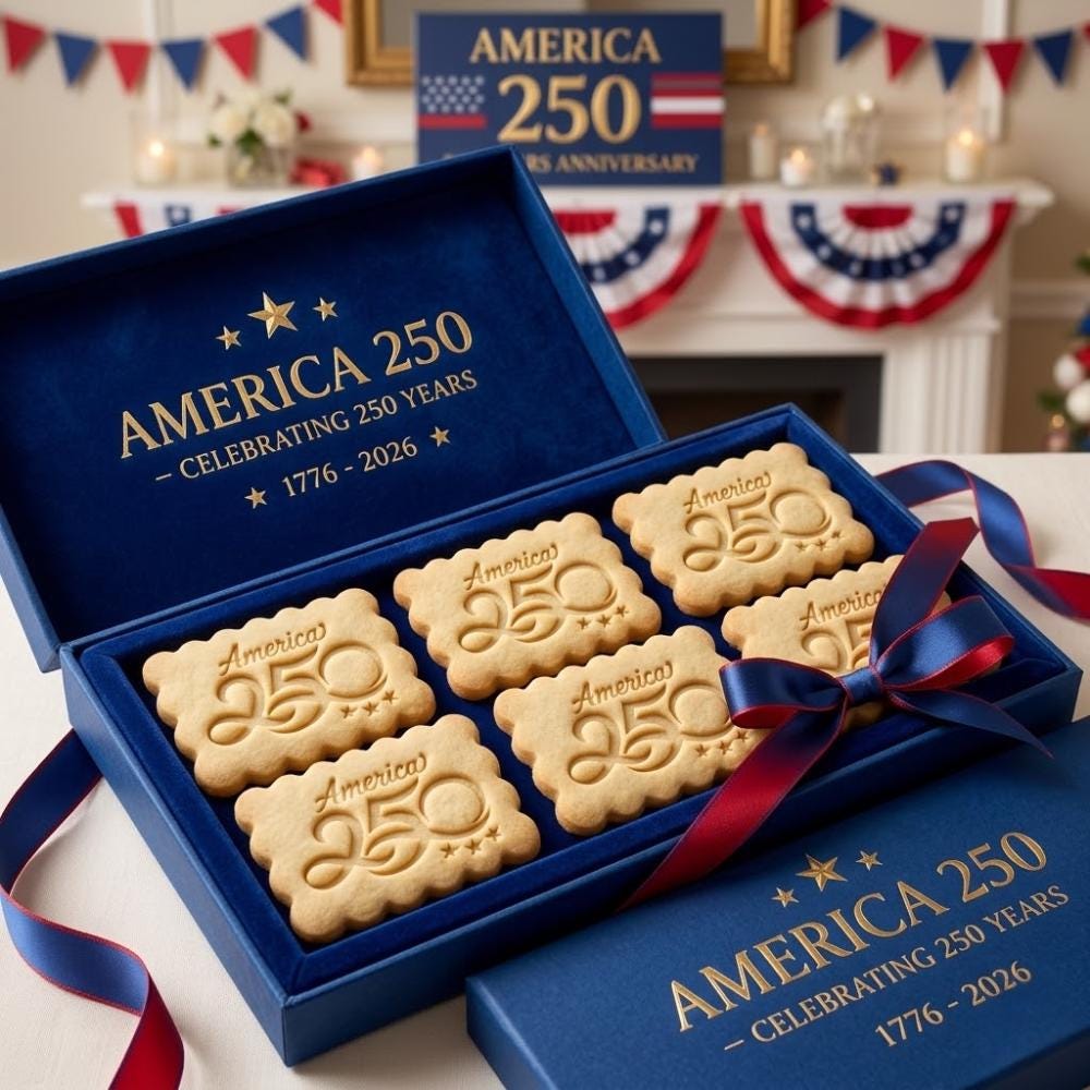 America 250 Cookie Cutter & Stamp, 250th Anniversary USA Patriotic Cutter, July 4th Personalized Cookie Stamp