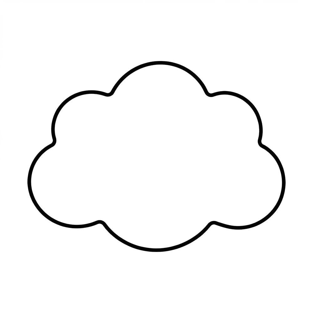 Happy Cloud Cookie Cutter, Polymer Clay cutter, Fondant  , Weather Theme, Baby Shower Baking, Fondant, Polyclay
