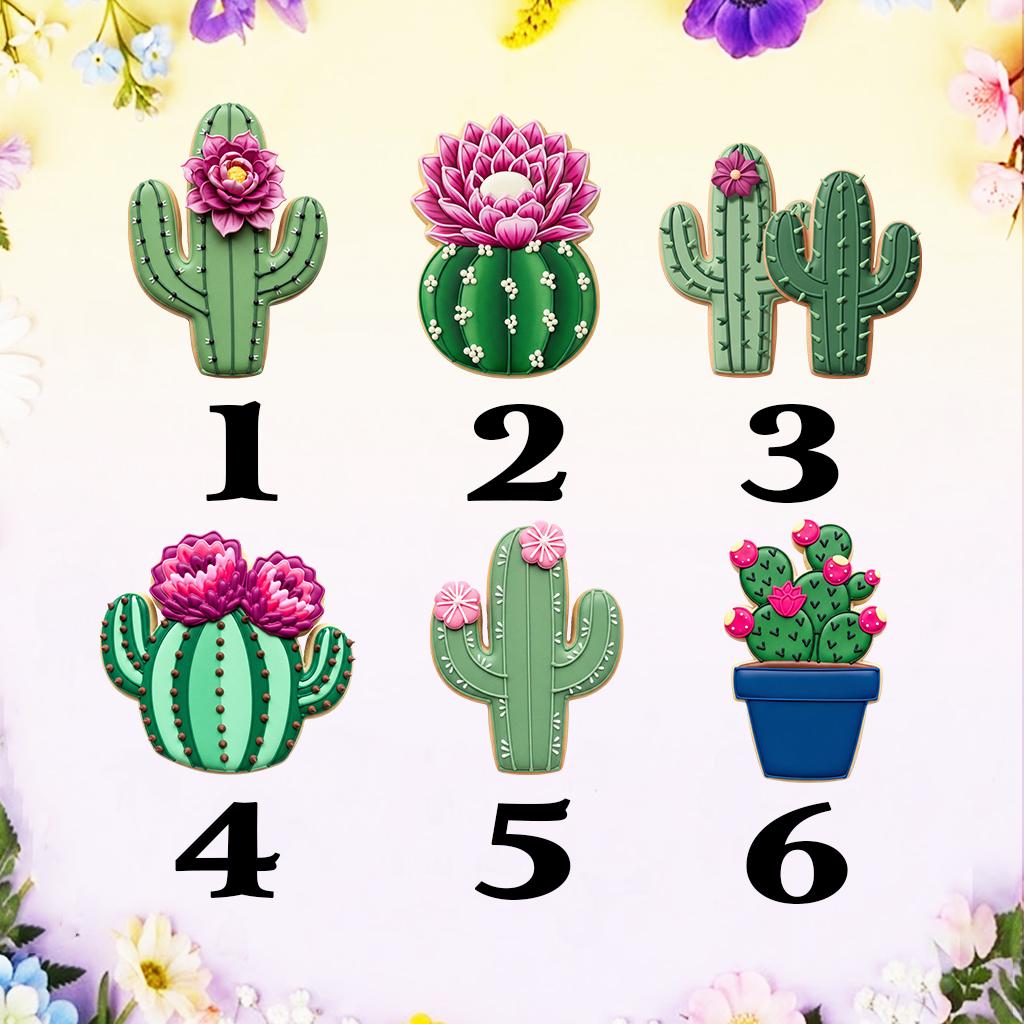 Cactus Cookie Cutters Set, Succulent Cookie, Succulent Bridal Shower, Mother’s Day Cookie, Mother’s Gifts, 3D Printed Baking Shapes