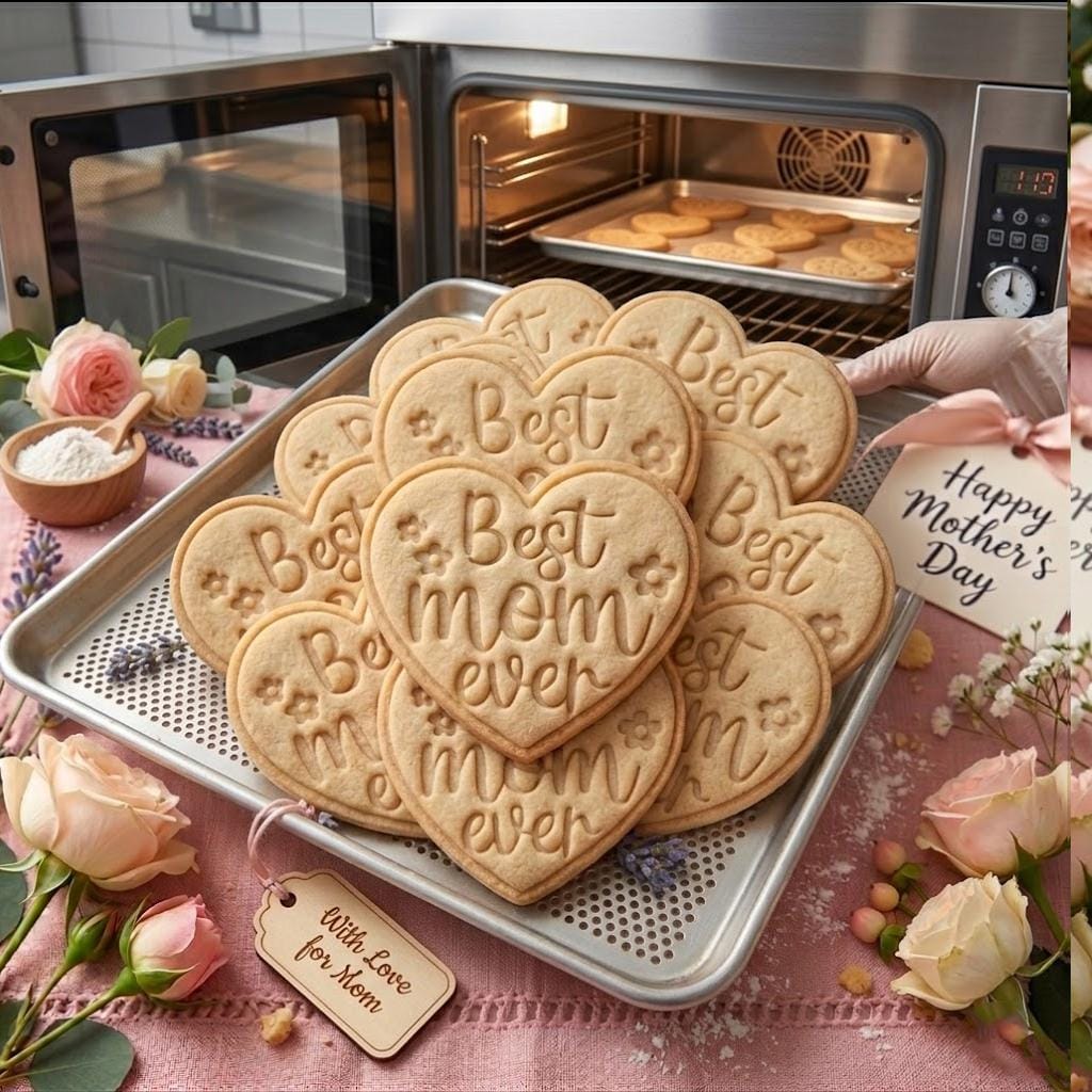 Best Mom Ever With Heart Cookie Cutter & Stamp, MAMA Cookie Cutter, Custom Mom, Cookie Stamp, Fondant Cutter, Mother's Day Gifts, Heart MAMA