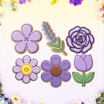 Floral Cookie Cutters Set, Spring Cookie, Baby Shower Dessert, Mother’s Day Cookie, Mother’s Gifts, Gift For Mom, 3D Printed Baking Shapes