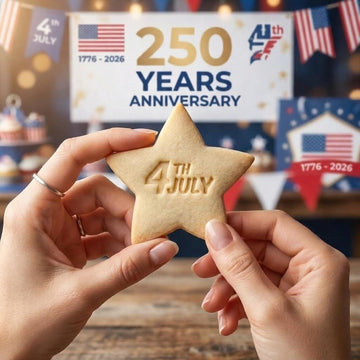 4th of July Cookie Cutter & Stamp, Independence Day Cookie Stamp, Patriotic Star Cookie Cutter