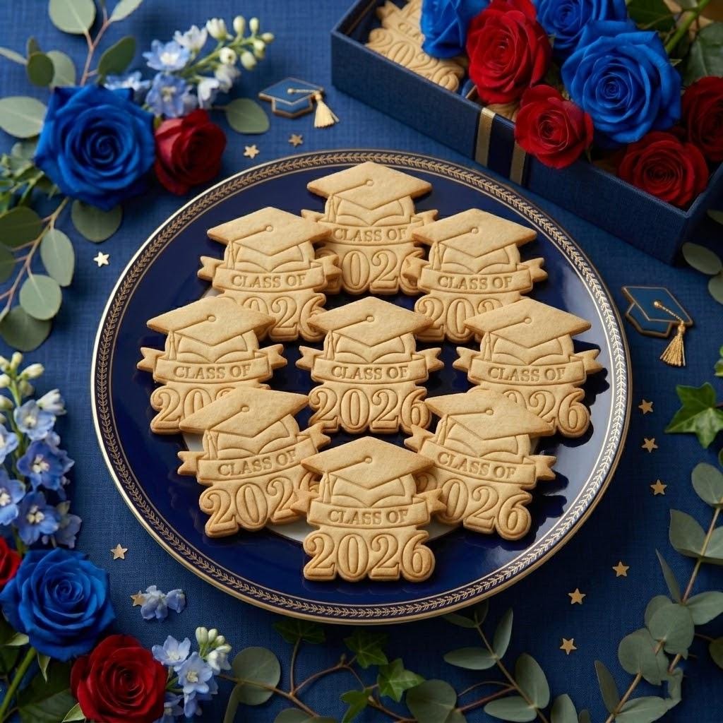 Class Of 2026 Cookie Cutter Stamp, Senior 2026, Personalized School Cookie, Back to School Cookie Cutter, Graduation Gift, Custom Grad